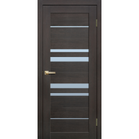 Дверь межкомнатная ламинированная Сибирь Профиль Lite doors L14 Венге, стекло белое матовое